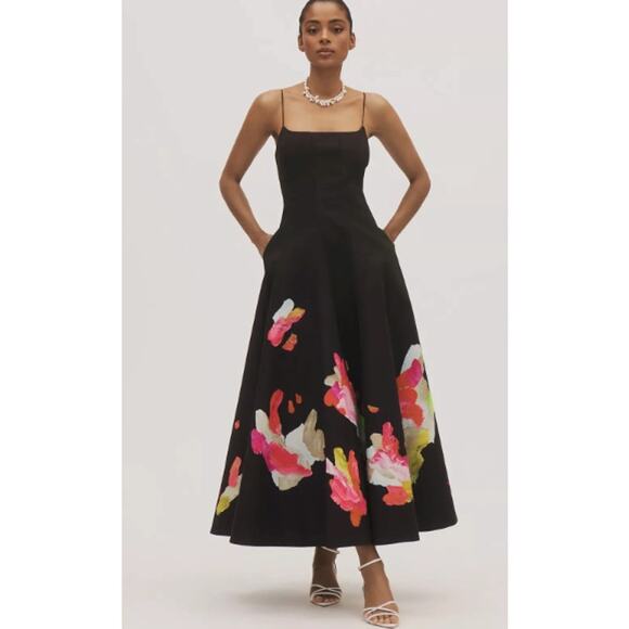 Acler Dresses & Skirts - Acler Abstract Samstone Sleeveless A-Line Maxi Gown Dress Sz 6 NWOT